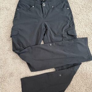 Kuhl Black Flare Pants with Boot Cut Design